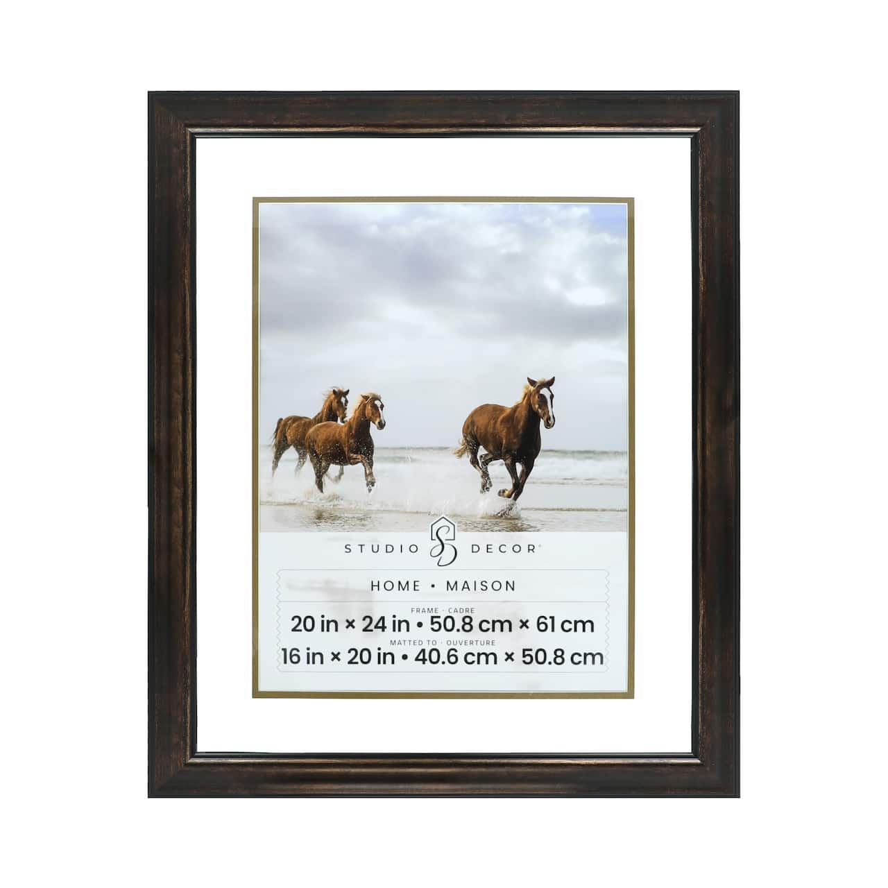 6 Pack: Home Bronze Frame with Double Mat by Studio Décor®